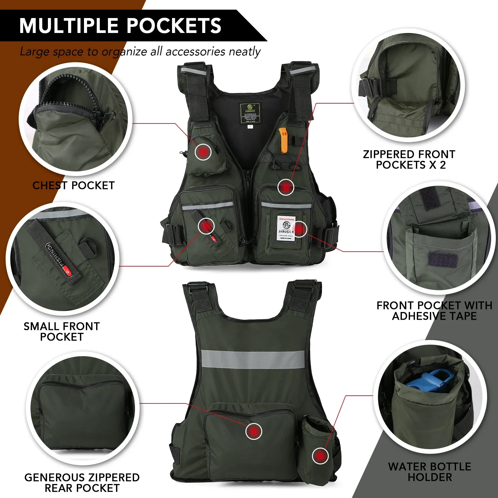 Life Jacket Buoyancy - Gilet de sauvetage adulte 2026 pour