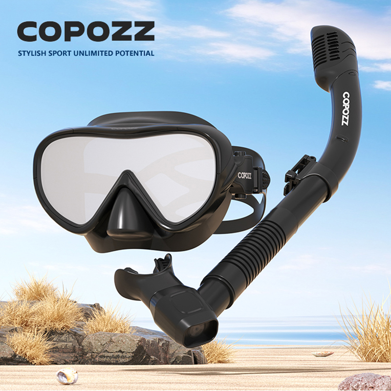 Freediving Mask Set - COPOZZ Nouveau masque de plongée à
