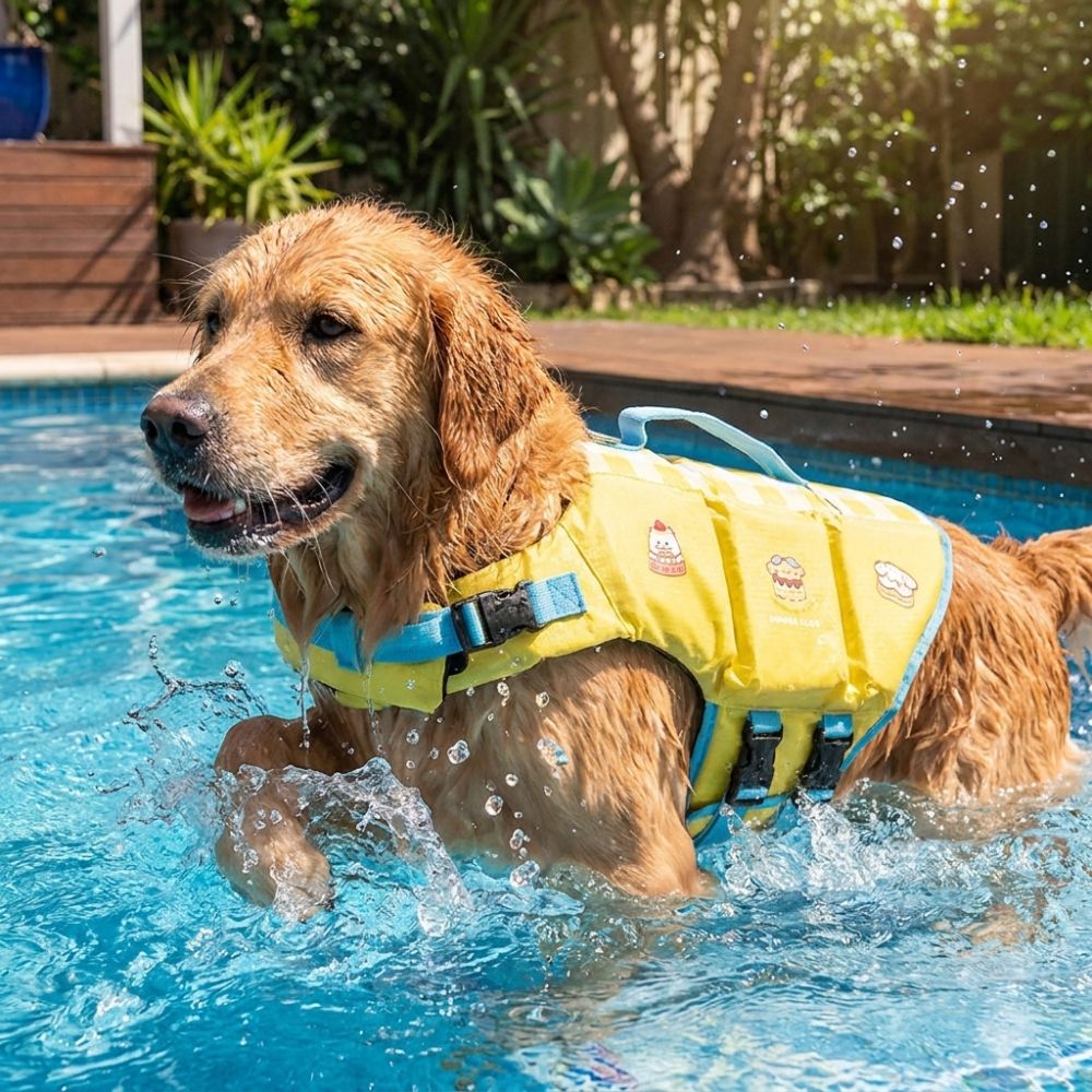 Life Jacket Buoyancy - Gilet de sauvetage imperméable pour chien,