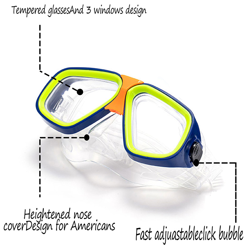 Adultes enfants lunettes de pl - Freediving Mask Set avis et prix