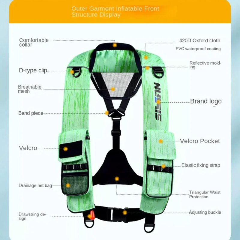 Luya-Gilet de Sauvetage Gonfla - Life Jacket Buoyancy avis et prix