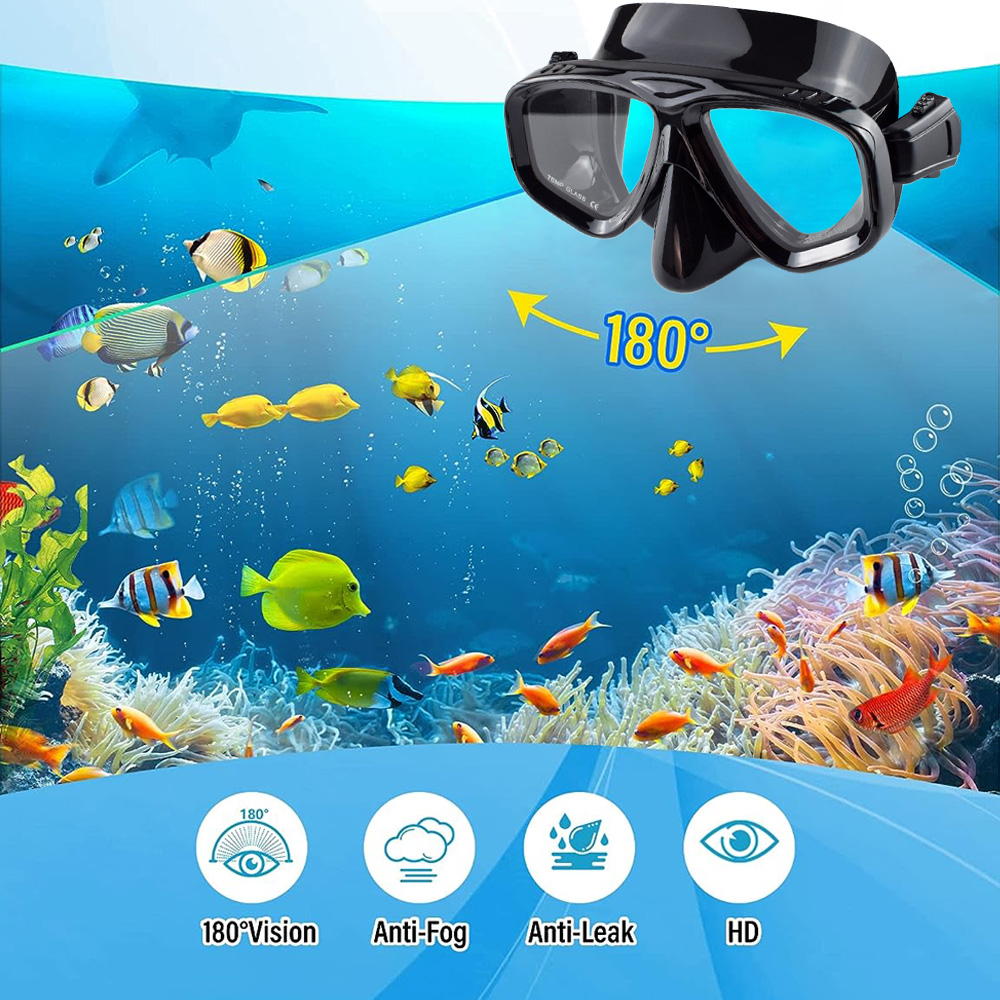Ensemble de tuba sec, masque d - Freediving Mask Set avis et prix